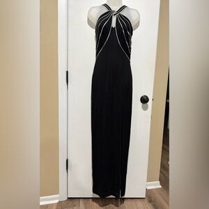 Cache Black and White Maxi Dress